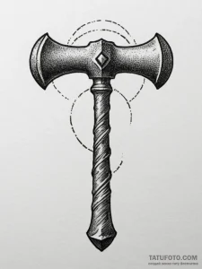 Tattoo design: a svarozhich combined with the... - эскиз тату (№1755414376_0, 17.08.2025 07:06) — Tatufoto.com