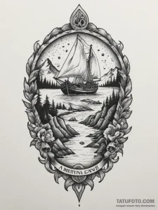 Crystal cave, artistic tattoo sketch, on a cl... - эскиз тату (№1755415948_0, 17.08.2025 07:32) — Tatufoto.com