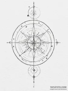 Tattoo design a celestial map with a personal... - эскиз тату (№1755422845_0, 17.08.2025 09:27) — Tatufoto.com