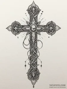 Tattoo sketch a zodiac glyph drawn in a uniqu... - эскиз тату (№1755426414_0, 17.08.2025 10:26) — Tatufoto.com