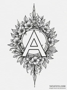 The anarchy symbol (is there, but can be styl... - эскиз тату (№1755434993_0, 17.08.2025 12:49) — Tatufoto.com