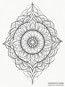Tattoo design a realistic botanical illustrat... - эскиз тату (№1755441541_0, 17.08.2025 14:39) — Tatufoto.com