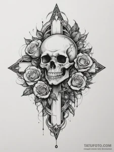 Tattoo sketch a dynamic burst of light from a... - эскиз тату (№1755442741_0, 17.08.2025 14:59) — Tatufoto.com