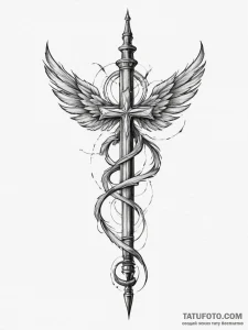 Tattoo sketch a delicate feather., tattoo ske... - эскиз тату (№1755444929_0, 17.08.2025 15:35) — Tatufoto.com