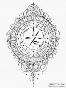 Tattoo design a watercolor splash forming the... - эскиз тату (№1755445538_0, 17.08.2025 15:45) — Tatufoto.com