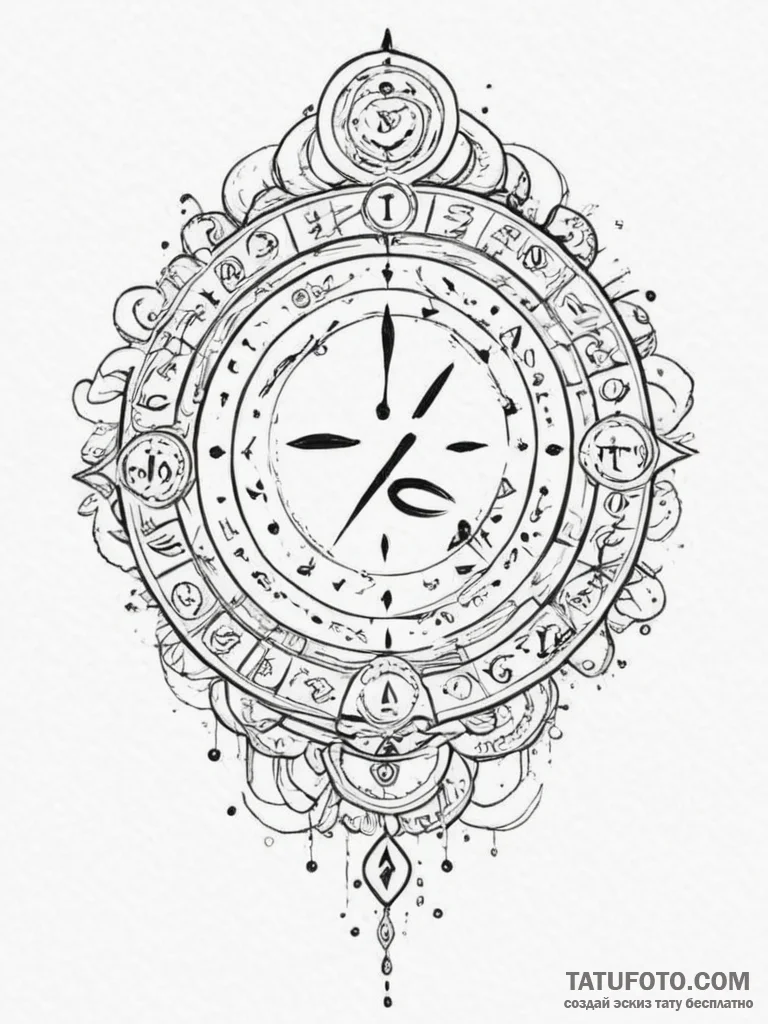 Tattoo design a watercolor splash forming the... - эскиз тату (№1755445538_0, 17.08.2025 15:45) — Tatufoto.com