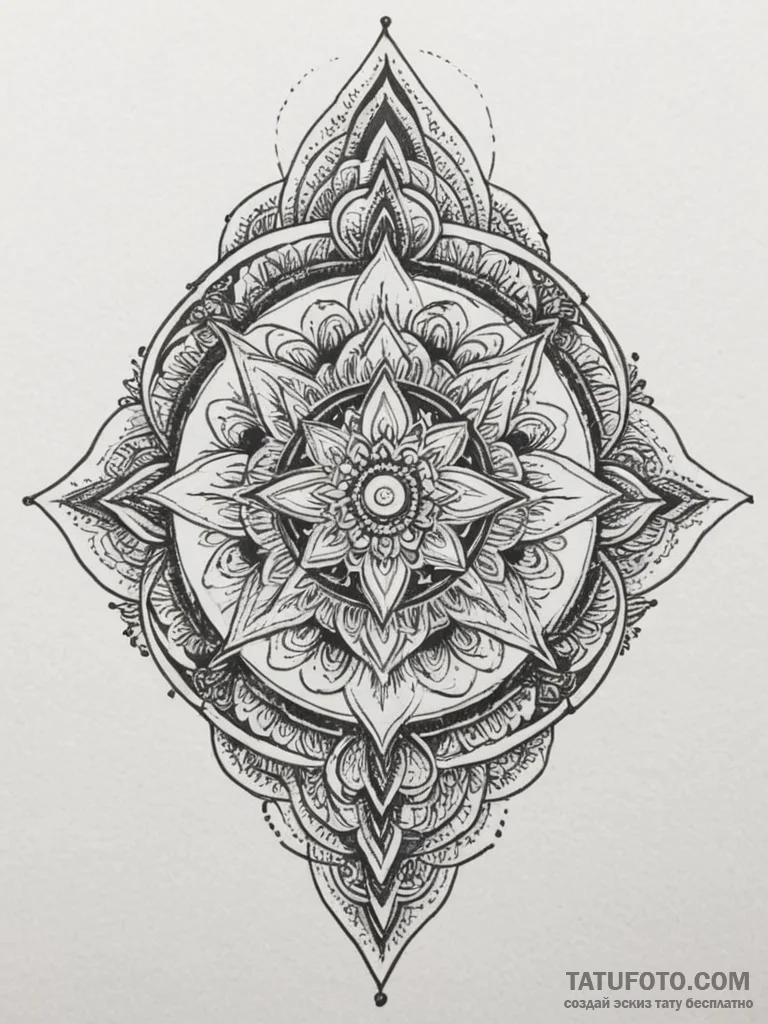 Tattoo design a medal of honor or a significa... - эскиз тату (№1755452299_0, 17.08.2025 17:38) — Tatufoto.com