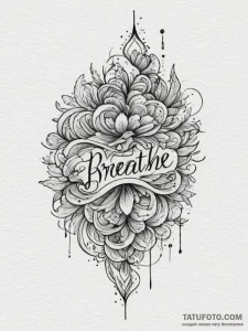 Tattoo sketch a word that represents a person... - эскиз тату (№1755455699_0, 17.08.2025 18:34) — Tatufoto.com