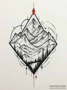 Tattoo design a minimalist tattoo of a heartb... - эскиз тату (№1755456306_0, 17.08.2025 18:45) — Tatufoto.com