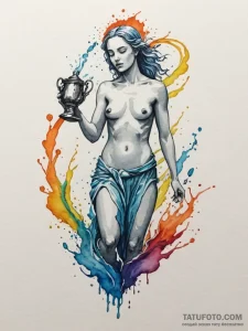 Tattoo sketch a realistic aquarius water-bear... - эскиз тату (№1755457922_0, 17.08.2025 19:12) — Tatufoto.com