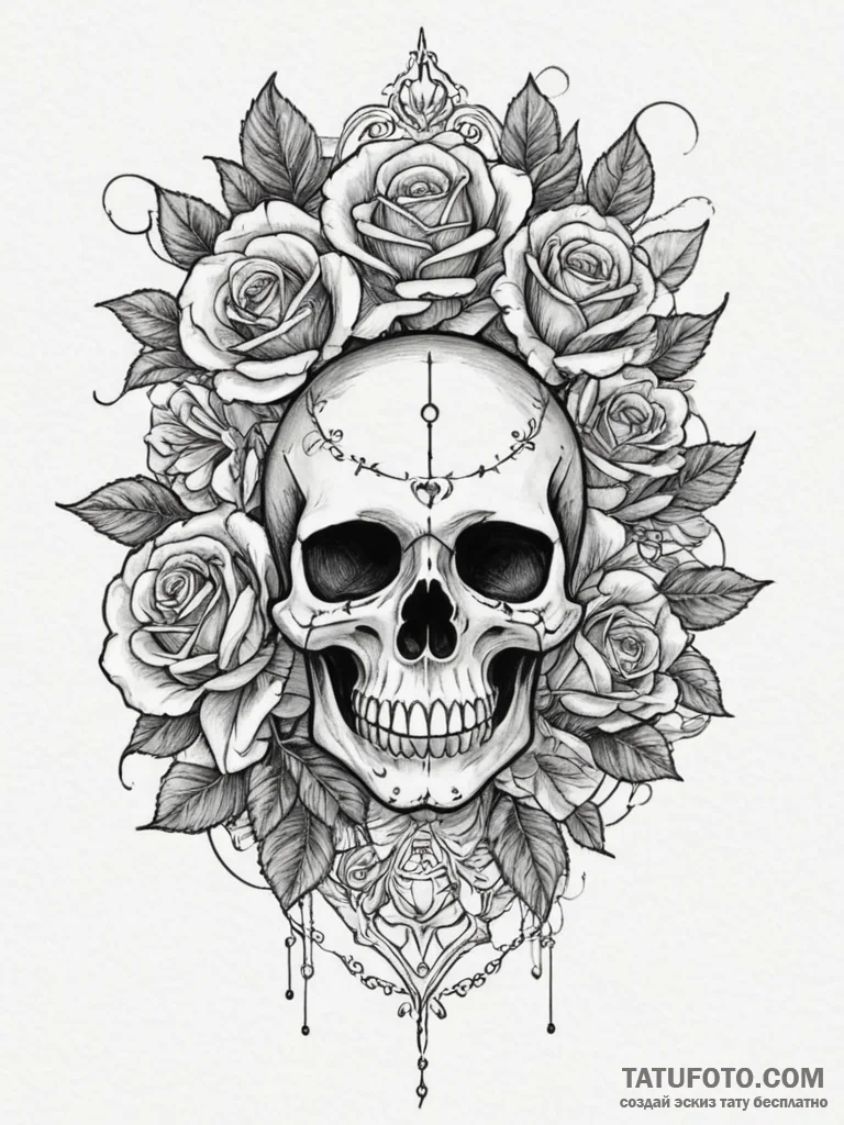 Mask, tattoo sketch design, muted color palet... - эскиз тату (№1755467674_0, 17.08.2025 21:54) — Tatufoto.com