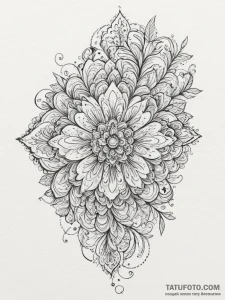 Tattoo sketch a subtle fabric fold or drape e... - эскиз тату (№1755468462_0, 17.08.2025 22:07) — Tatufoto.com