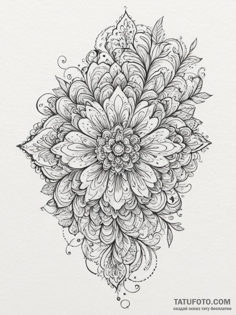Tattoo sketch a subtle fabric fold or drape e... - эскиз тату (№1755468462_0, 17.08.2025 22:07) — Tatufoto.com