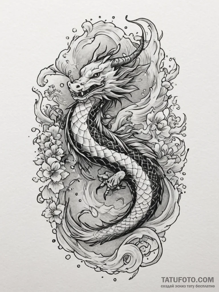 Tattoo design a zodiac symbol with a subtle g... - эскиз тату (№1755481182_0, 18.08.2025 01:39) — Tatufoto.com