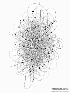 Tattoo design an abstract representation of "... - эскиз тату (№1755484364_0, 18.08.2025 02:32) — Tatufoto.com