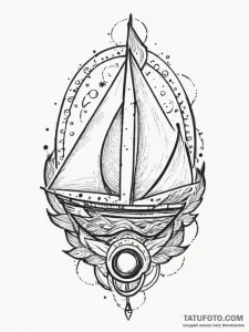 Tattoo sketch a stylized "ping" symbol expand... - эскиз тату (№1755488968_0, 18.08.2025 03:49) — Tatufoto.com
