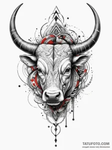 Tattoo sketch: geometric tattoo of veles's sy... - эскиз тату (№1755491372_0, 18.08.2025 04:29) — Tatufoto.com