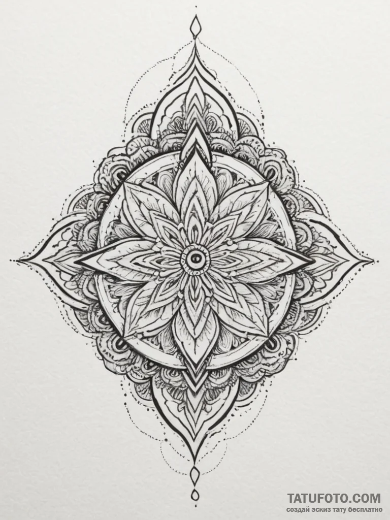 Tattoo design a stylized crown, simple yet po... - эскиз тату (№1755539671_0, 18.08.2025 17:54) — Tatufoto.com
