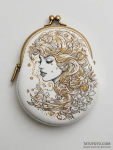 Tattoo design a fantasy coin purse overflowin... - эскиз тату (№1755549621_0, 18.08.2025 20:40) — Tatufoto.com