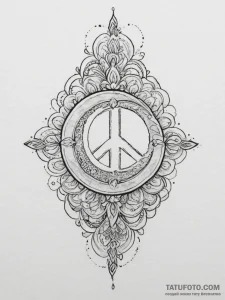 Tattoo sketch a soft, ethereal representation... - эскиз тату (№1755550412_0, 18.08.2025 20:53) — Tatufoto.com