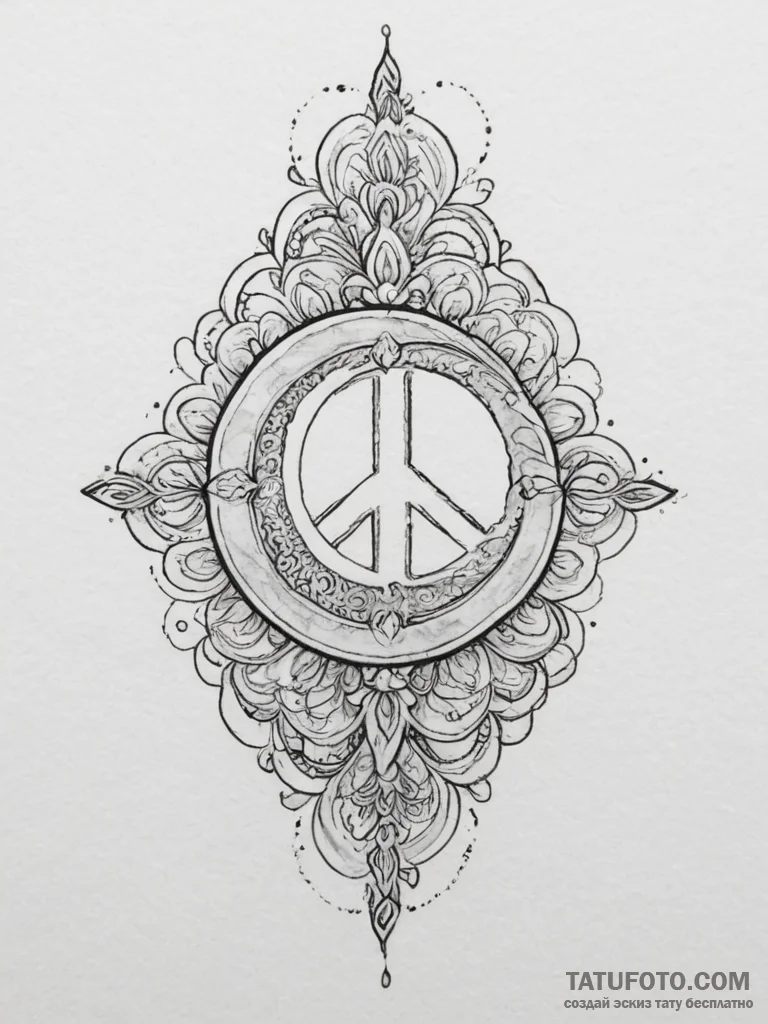 Tattoo sketch a soft, ethereal representation... - эскиз тату (№1755550412_0, 18.08.2025 20:53) — Tatufoto.com