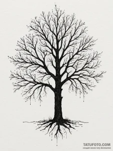 Tattoo sketch: a simple, stark tattoo of a ba... - эскиз тату (№1755550610_0, 18.08.2025 20:56) — Tatufoto.com