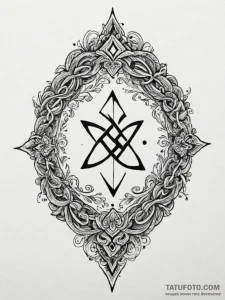 5. р сѓрѕс‹ (slavic runes: р—р°с‰рёс‚рѕс‹рµ,… — эскиз тату (№1755552188_0, 18.08.2025 21:23) — Tatufoto.com