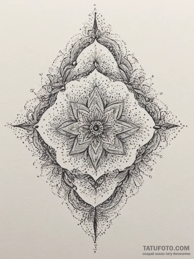 Tattoo design a galaxy swirl that branches of... - эскиз тату (№1755560778_0, 18.08.2025 23:46) — Tatufoto.com