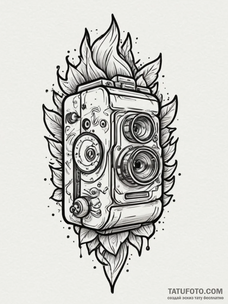 Cartridge, tattoo flash sheet design, clean l... - эскиз тату (№1755563198_0, 19.08.2025 00:26) — Tatufoto.com