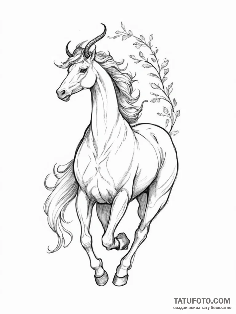 Centaur - эскиз тату (№1755566812_0, 19.08.2025 01:26) — Tatufoto.com