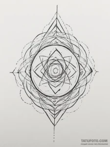 Tattoo design a subtle "force field" protecti... - эскиз тату (№1755568590_0, 19.08.2025 01:56) — Tatufoto.com