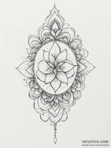 Tattoo design an abstract representation of s... - эскиз тату (№1755572184_0, 19.08.2025 02:56) — Tatufoto.com