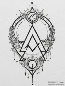 84. tattoo design: a minimalist "krada" rune,... - эскиз тату (№1755572383_0, 19.08.2025 02:59) — Tatufoto.com
