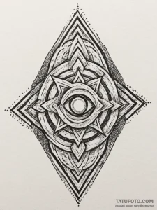 Tattoo design: a protective tattoo of mokosh'... - эскиз тату (№1755580717_0, 19.08.2025 05:18) — Tatufoto.com