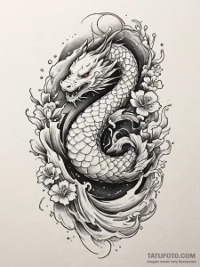 Tattoo design a subtle depiction of a persona... - эскиз тату (№1755581303_0, 19.08.2025 05:28) — Tatufoto.com