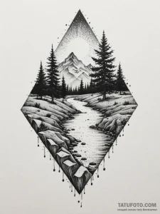 Tattoo design a texture of hardened concrete... - эскиз тату (№1755587821_0, 19.08.2025 07:17) — Tatufoto.com