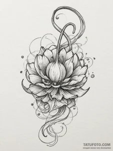Tattoo design an abstract representation of a... - эскиз тату (№1755591983_0, 19.08.2025 08:26) — Tatufoto.com