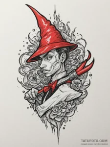 Tattoo design a character inventory screen wi... - эскиз тату (№1755593572_0, 19.08.2025 08:52) — Tatufoto.com