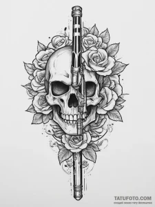 A lightsaber hilt (specific, e.g., luke's or... - эскиз тату (№1755611863_0, 19.08.2025 13:57) — Tatufoto.com
