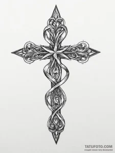 Tattoo design an abstract representation of g... - эскиз тату (№1755615174_0, 19.08.2025 14:52) — Tatufoto.com