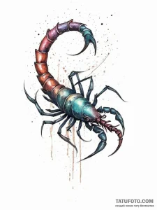 Tattoo design a scorpio scorpion's tail morph... - эскиз тату (№1755619882_0, 19.08.2025 16:11) — Tatufoto.com