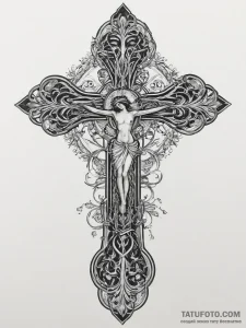Puzzle, concept art for tattoo, on a clean wh... - эскиз тату (№1755629097_0, 19.08.2025 18:44) — Tatufoto.com