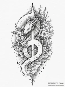 77. tattoo design: a "sila" rune with subtle... - эскиз тату (№1755637762_0, 19.08.2025 21:09) — Tatufoto.com