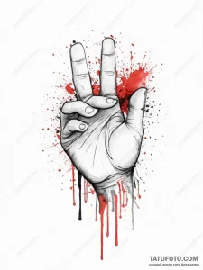 Tattoo sketch a hand reaching out to touch a... - эскиз тату (№1755638594_0, 19.08.2025 21:23) — Tatufoto.com