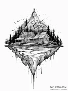 Tattoo sketch coordinates of a significant pl... - эскиз тату (№1755640866_0, 19.08.2025 22:01) — Tatufoto.com