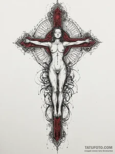 Tattoo design a human silhouette with glowing... - эскиз тату (№1755642917_0, 19.08.2025 22:35) — Tatufoto.com