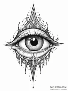 The eye of sauron, tattoo sketch design, new... - эскиз тату (№1755646040_0, 19.08.2025 23:27) — Tatufoto.com