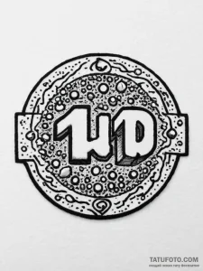 Tattoo sketch a retro arcade button with "1up... - эскиз тату (№1755647080_0, 19.08.2025 23:44) — Tatufoto.com