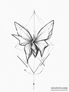 Origami - эскиз тату (№1755662796_0, 20.08.2025 04:06) — Tatufoto.com
