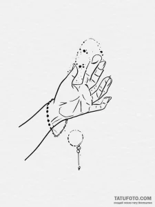 Tattoo design a "clutch play" symbol like a h... - эскиз тату (№1755666850_0, 20.08.2025 05:14) — Tatufoto.com